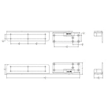 TACO Command Ratchet Hinge 18 1/2’’ 316 Stainless Steel Polished w/Hard Stop [H25 0048] Hinges