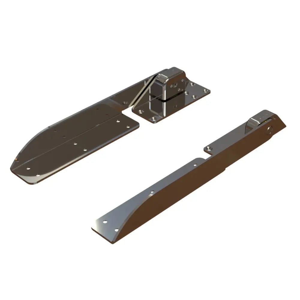 TACO Command Ratchet Hinge 18 1/2’’ 316 Stainless Steel Polished w/Hard Stop [H25 0048] Hinges