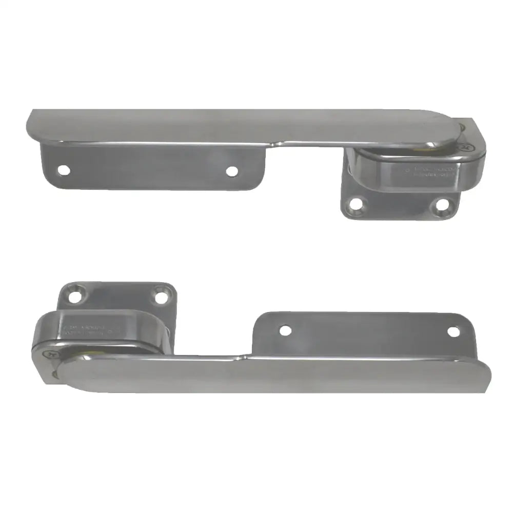 TACO Command Ratchet Hinges - 9-3/8’’ - Polished 316 Stainless Steel - Pair [H25-0016] - Hinges