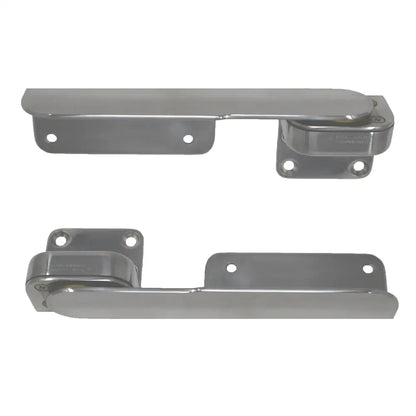 TACO Command Ratchet Hinges - 9-3/8’’ - Polished 316 Stainless Steel - Pair [H25-0016] - Hinges