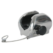 TACO Concave Deck Hinge w/Pin Lanyard - Fits 7/8’’ Tube [F13-0242/244BN-1] - Bimini Top Fittings