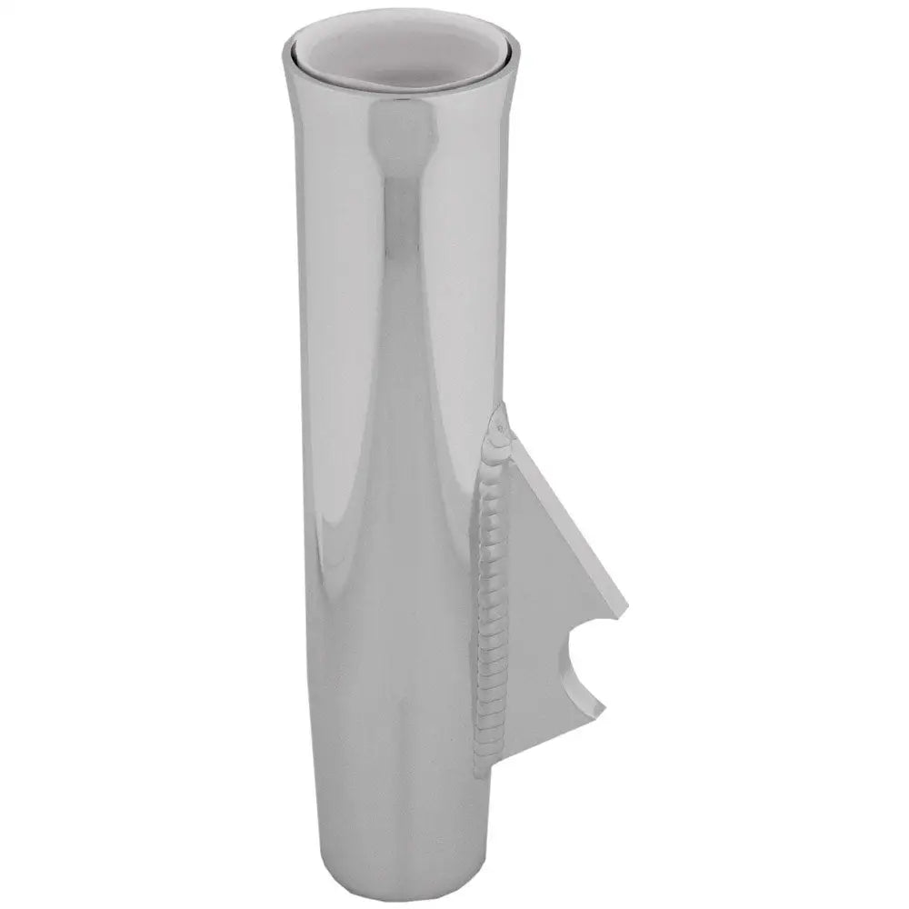 TACO Flared Weld-On Rod Holder 9-3/4’’L x 1-3/4’’ID - White Liner Polished Finish - 3/8’’ Coped Blade [F31-2230BXY-4A]