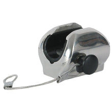 TACO Flat Deck Hinge w/Pin Lanyard - Fits 7/8’’ Tube [F13-0241/244BN-1] - Bimini Top Fittings