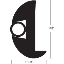 TACO Flex Vinyl Rub Rail Kit - Black w/Black Insert - 70’ - 1-7/8’’ x 1-1/16’’ [V11-2423BBK70-2] - Rub Rail
