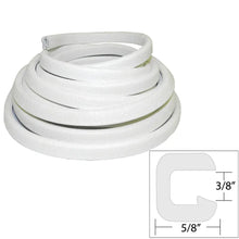 TACO Flexible Vinyl Trim - 3/8’’ Opening x ’W x 25’L - White [V30-1312W25-1] - Accessories