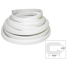 TACO Flexible Vinyl Trim - 5/32’’ Opening x 9/16’’W x 25’L - White [V30-1005W25-1] - Accessories