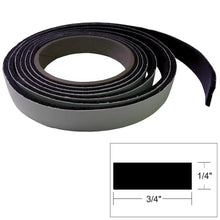 TACO Hatch Tape - 8’L x 1/4’’H x ’W - Black [V30-0748B8-2] - Accessories