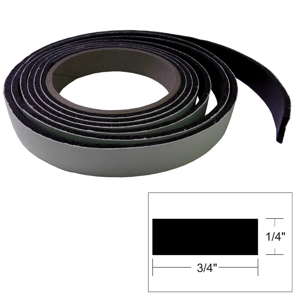 TACO Hatch Tape - 8’L x 1/4’’H x ’W - Black [V30-0748B8-2] - Accessories