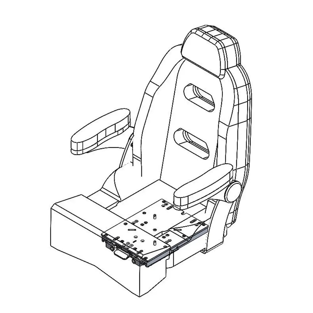 TACO Low Profile Adjustable Seat Slide [M20-1013A] - Seating
