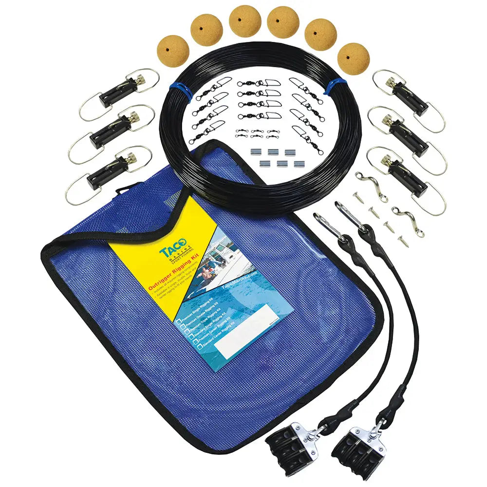 TACO Premium Mono Triple Rigging Kit [RK-0003MP] - Outrigger Accessories