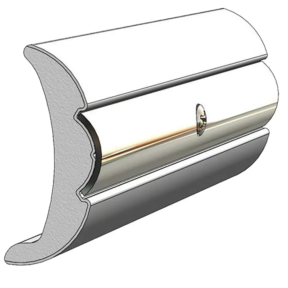 TACO Rigid Vinyl Flex-Core Rub Rail 2’’ x 7/8’’ - Frosty White 60 [V21-9906WHC60D-1] - Rub Rail