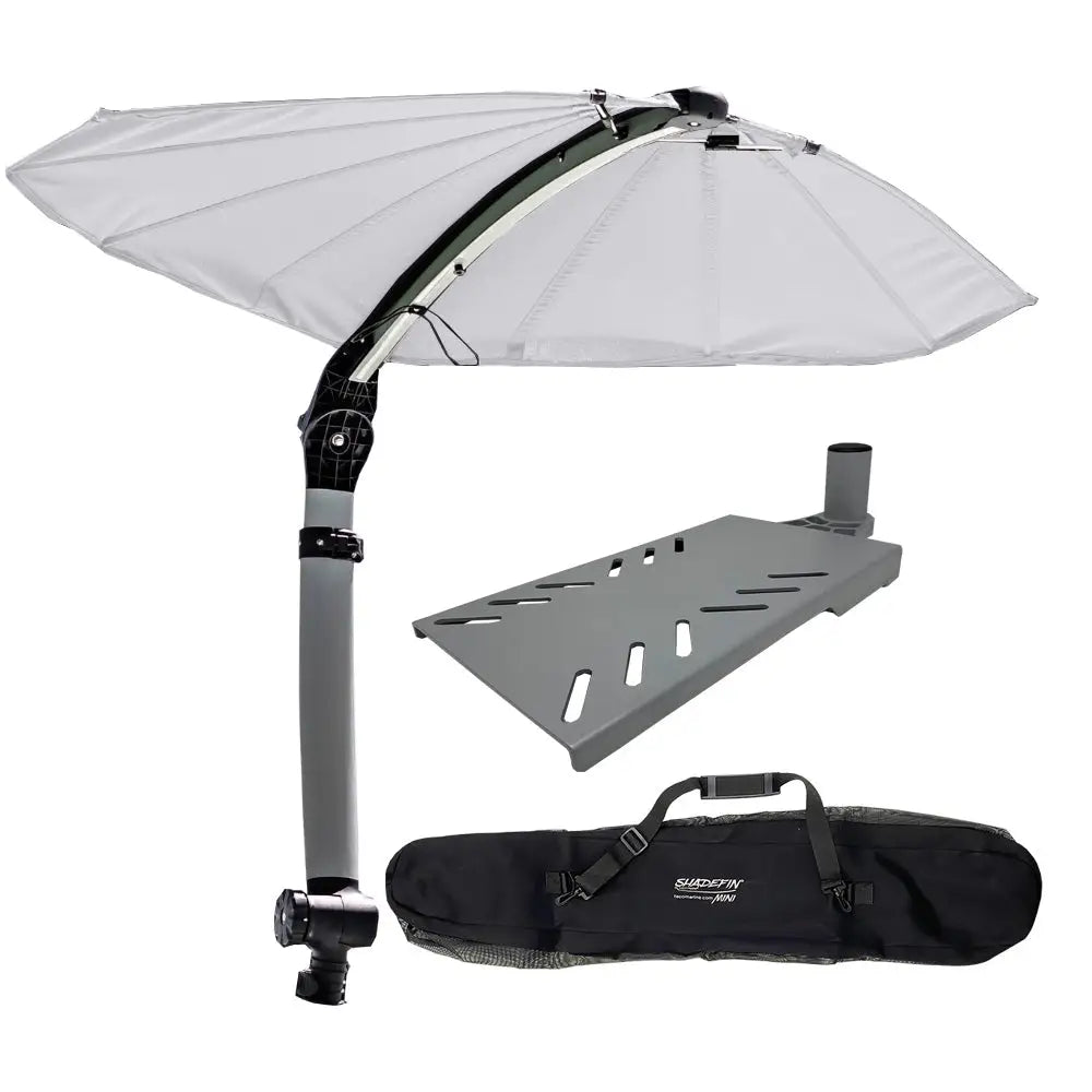 TACO ShadeFin Mini w/White Fabric - Bag Swivel Seat Mount Kit [T10-4000-3] - Biminis/Shades/Umbrellas