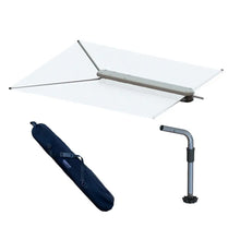 TACO ShadeFin w/White Fabric Case Fixed Rod Holder Mount Kit [T10-3000-3] - Biminis/Shades/Umbrellas