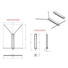 TACO ShadeFin w/White Fabric Case Fixed Rod Holder Mount Kit [T10-3000-3] - Biminis/Shades/Umbrellas