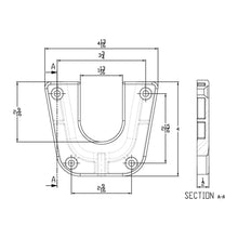 TACO Stainless Steel Mounting Bracket f/Side Mount Table Pedestal [F16-0080] - Accessories