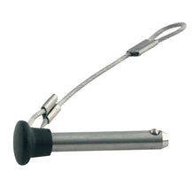 TACO Stainless Steel Pin Lanyard w/Plastic Knob [F13-0244BN-1] - Bimini Top Fittings