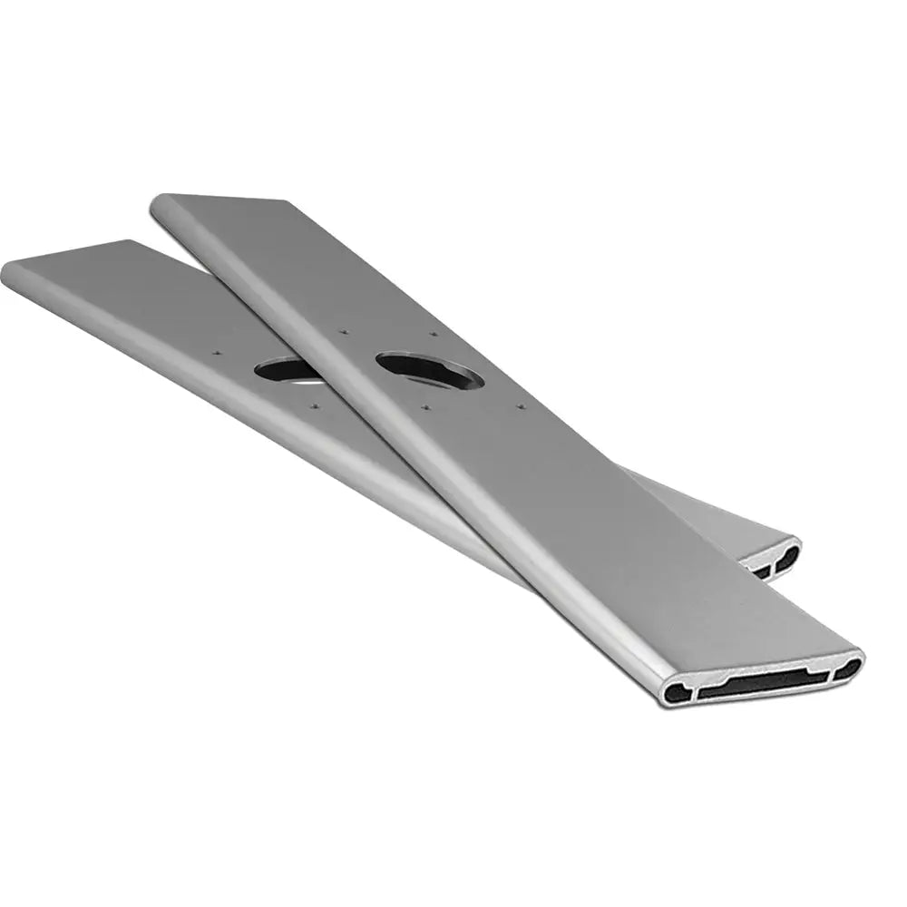 TACO T-Top Extrusion Plate Pre-Drilled for Grand Slams - 20’’ - Pair [GSE-1939BSA20] - Outrigger Accessories