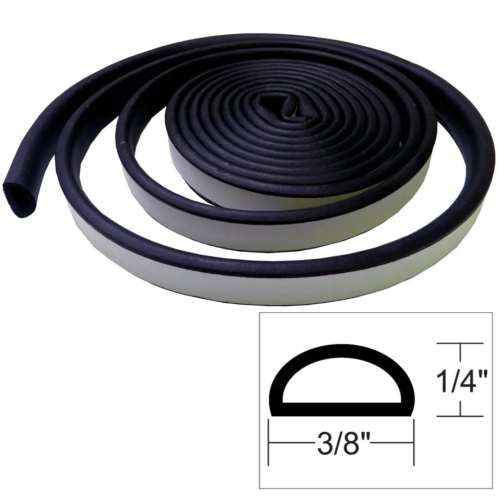 TACO Weather Seal - 10’L x 1/4’’H x 3/8’’W - Black [V30-1333B10-1] - Accessories