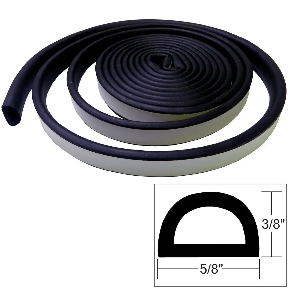 TACO Weather Seal - 10’L x 3/8’’H x ’W - Black [V30-0109B10-1] - Accessories