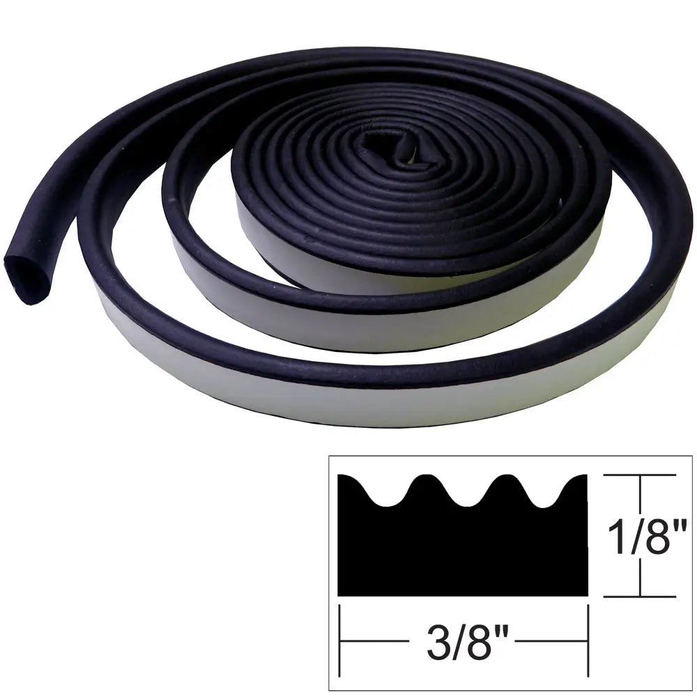 TACO Weather Seal - 10’L x ’H x 3/8’’W - Black [V30-0113B10-1] - Accessories