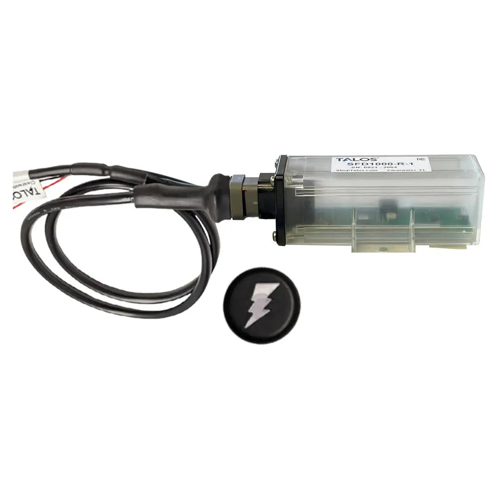 TALOS Remote Housing Lightning Detection System w/3’ Cable - Black Round Indicator w/Translucent Housing