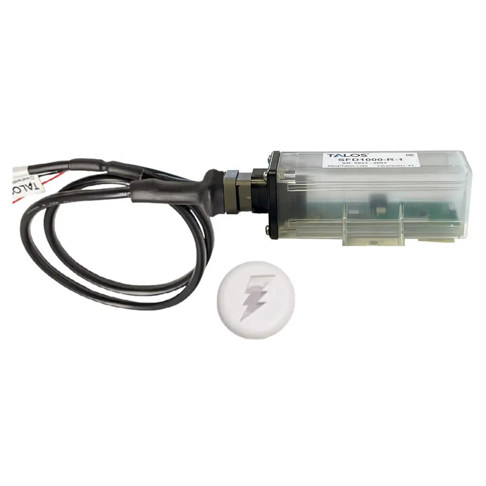 TALOS Remote Housing Lightning Detection System w/3’ Cable - White Round Indicator w/Translucent Housing