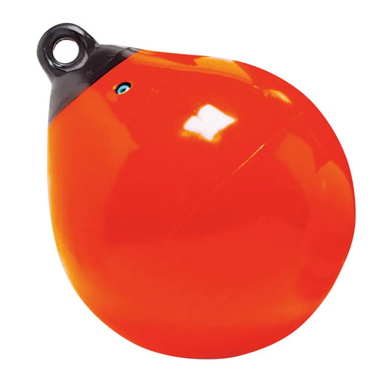 Orange Inflatable Vinyl 15’’ Tuff End Taylor Made Buoy - Buoys