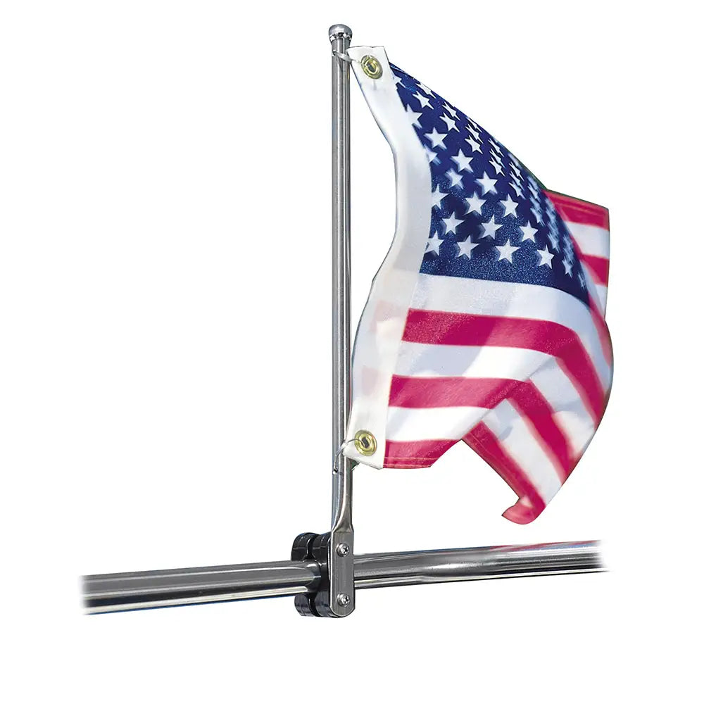 Taylor Made 7/8’’-1-1/4’’ SS Rail Mount Pulpit Staff [971] - Accessories