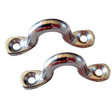 Taylor Made Eye Strap Chrome Zamak - Pair [1225] - Bimini Top Fittings