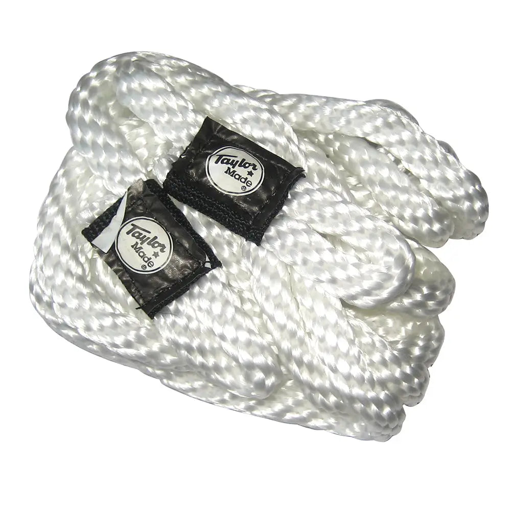 Taylor Made Fender Loc Fender Lines - 3/8’’ x 72’’ - Pair - White [11311] - Fender Accessories
