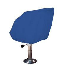 Taylor Made Helm/Bucket/Fixed Back Boat Seat Cover - Rip/Stop Polyester Navy [80230] - Winter Covers