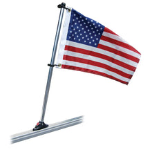 Taylor Made Pontoon 30’’ Flag Pole Mount & 16’’ x 24’’ US Flag [922] - Accessories