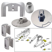 Tecnoseal Anode Kit w/Hardware - Mercury Bravo 3 2004-Present - Zinc [20805] - Anodes