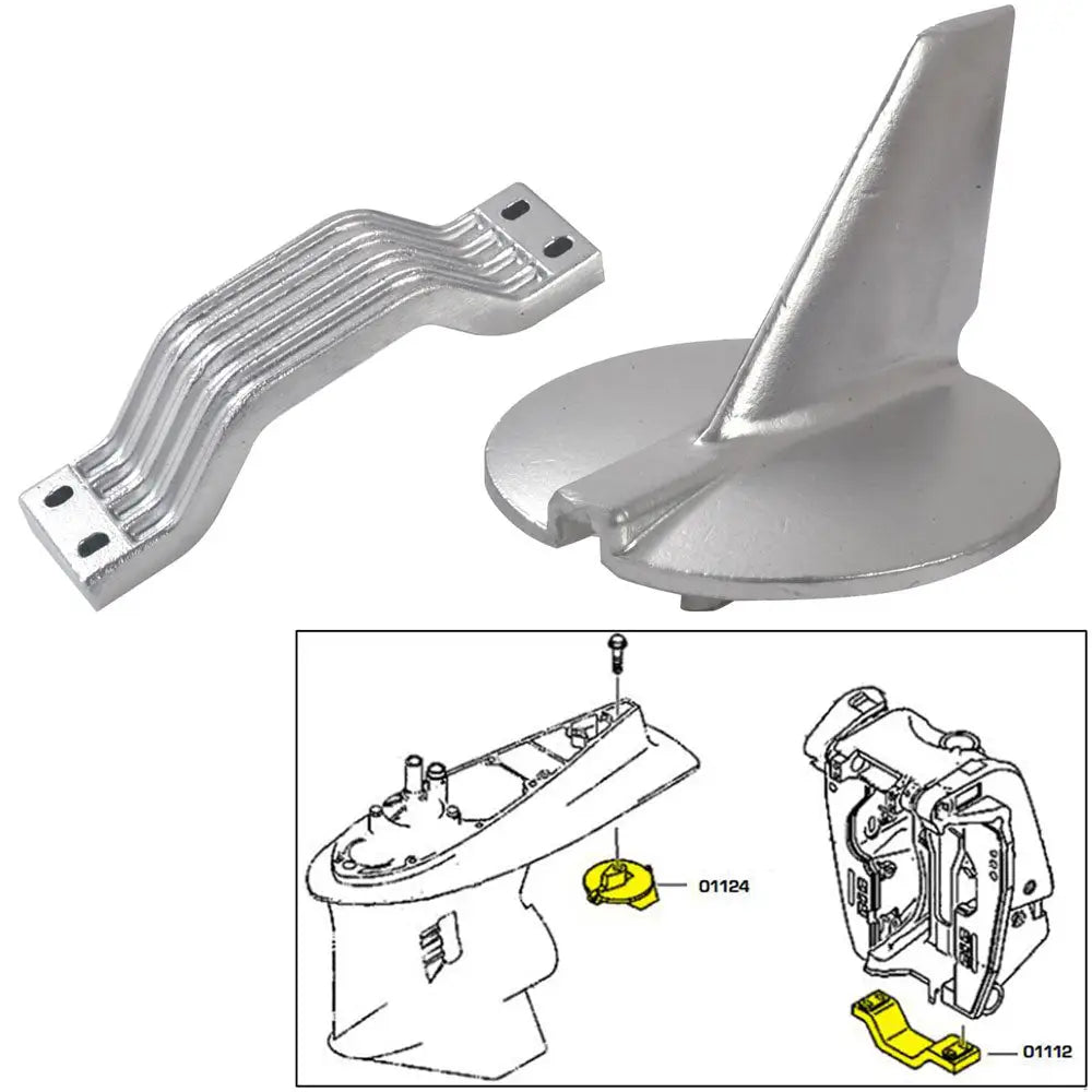 Tecnoseal Anode Kit - Yamaha 200-250 HP - Magnesium [21104MG] - Anodes