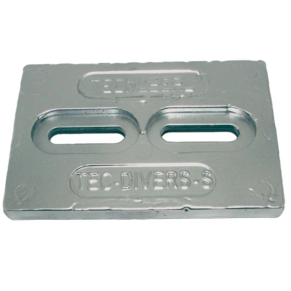 Tecnoseal Mini Zinc Plate Anode 6’’ x 4’’ x 1/2’’ [TEC-DIVERS-S] - Anodes