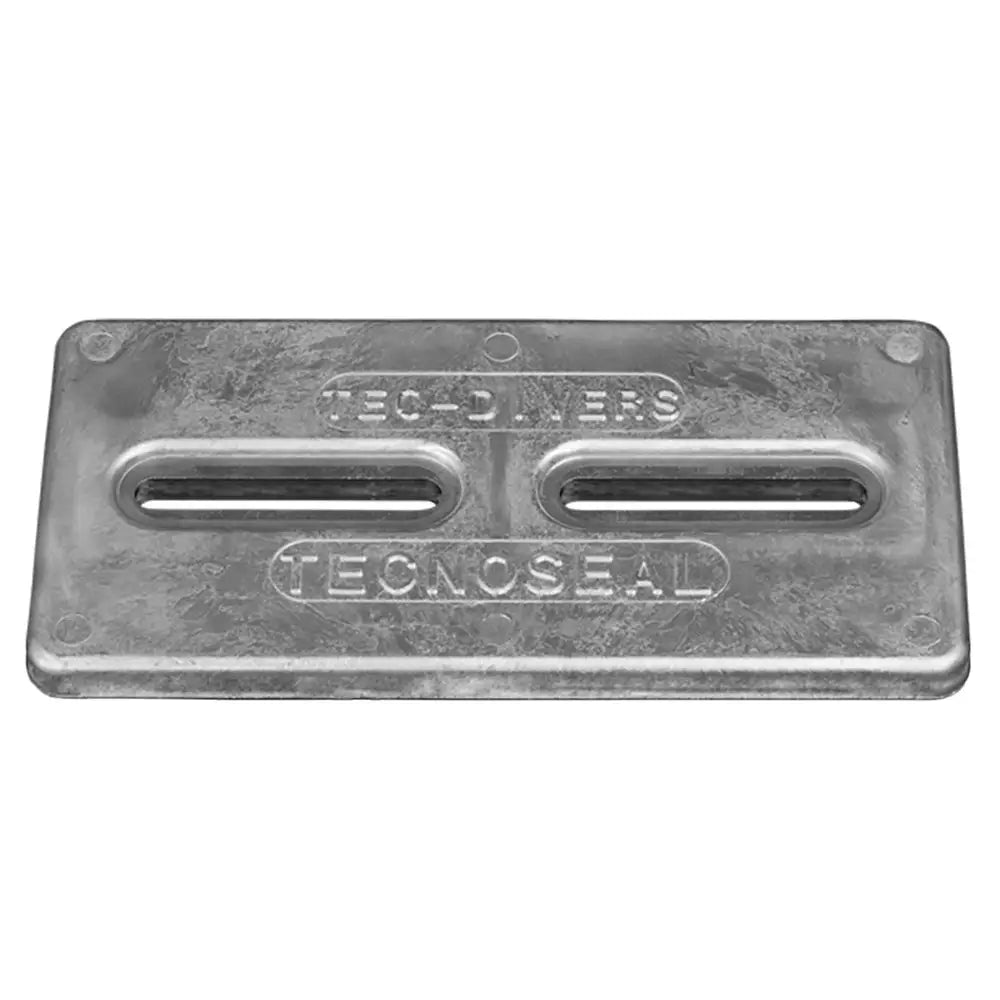 Tecnoseal Rectangular Zinc Plate Anode w/Inserts - 12’’ x 6’’ x 1’’ [TEC-DIVERSD] - Anodes