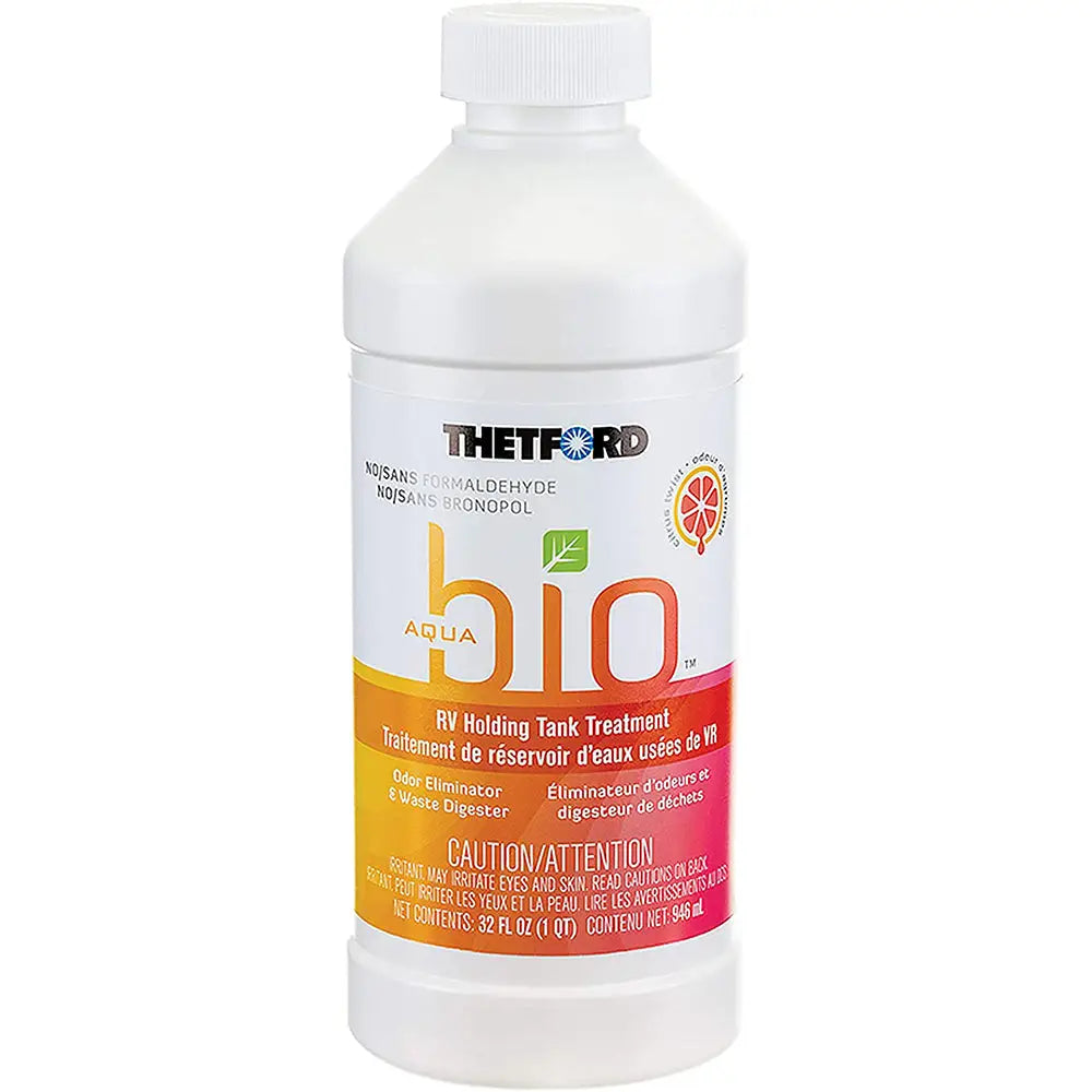 Thetford AquaBio RV Holding Tank Treatment - Citrus Twist Scent - Formaldehyde Free - 32oz [96607] - Marine Sanitation