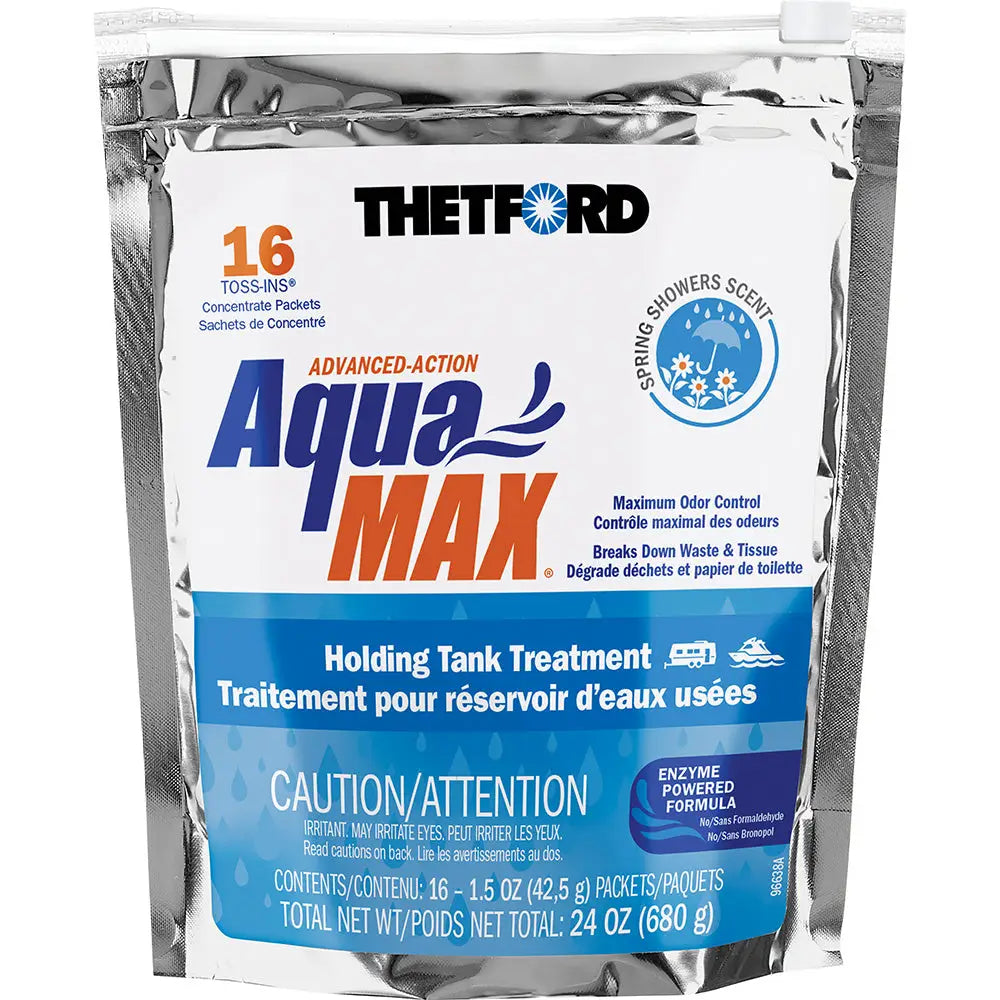 Thetford AquaMax Holding Tank Treatment - 16 Toss-Ins - Spring Shower Scent [96631] - Marine Sanitation