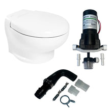 Thetford Nano Eco Compact Toilet Raw Water Kit w/Inlet Pump - 24V [T-NAN024PW/TSFT/NA-RWKIT] - Marine Sanitation