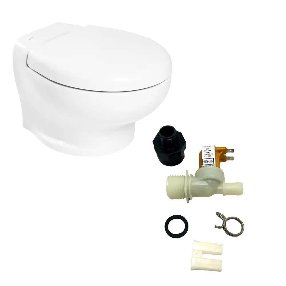 Thetford Nano Touch Compact Toilet Freshwater Kit - 24V [T-NAN024PW/TSFT/NA-FWKIT] - Marine Sanitation