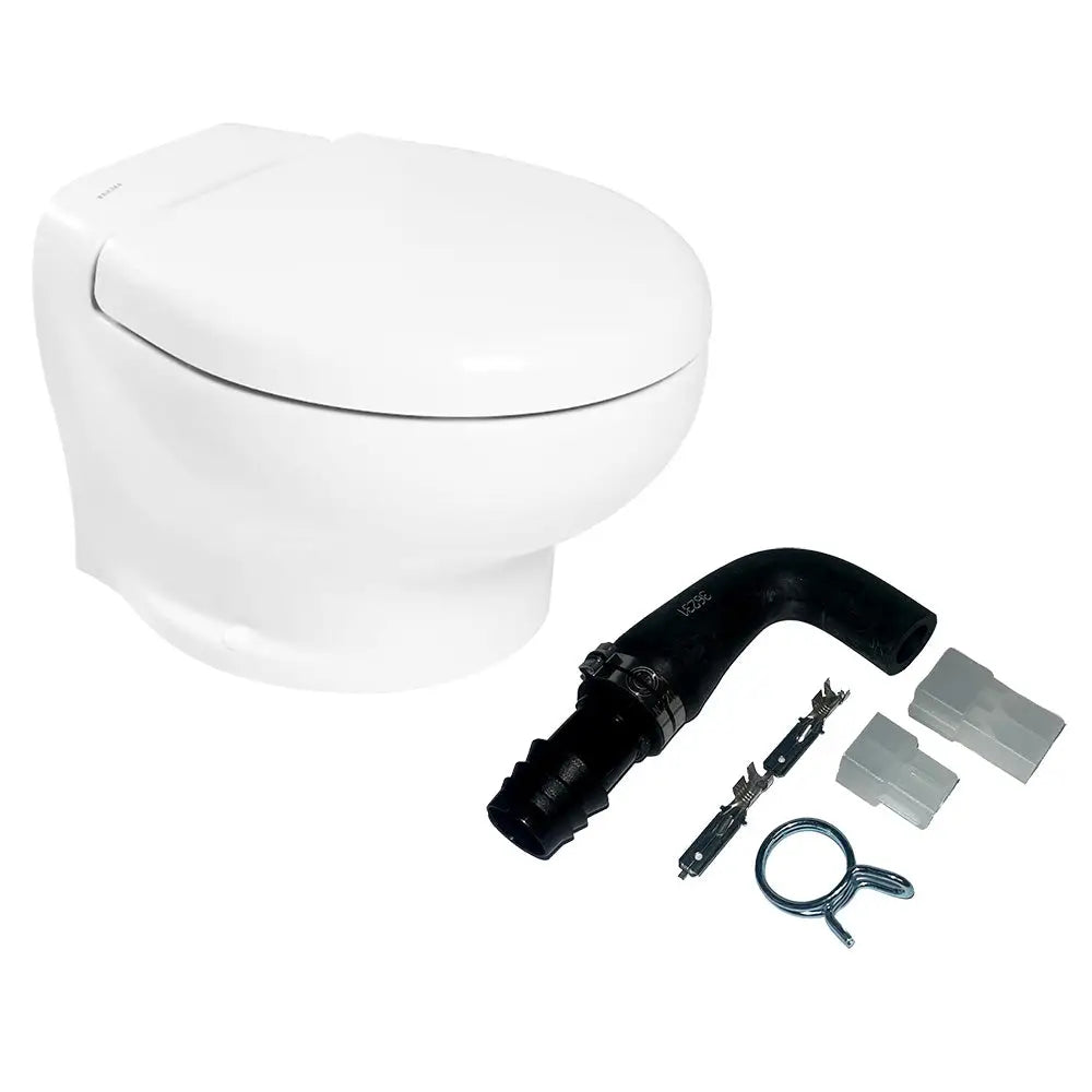 Thetford Nano Touch Compact Toilet Raw Water Kit (No Inlet Pump) - 12V [T-NAN012PW/TSFT/NA-RWKITNP] - Marine Sanitation
