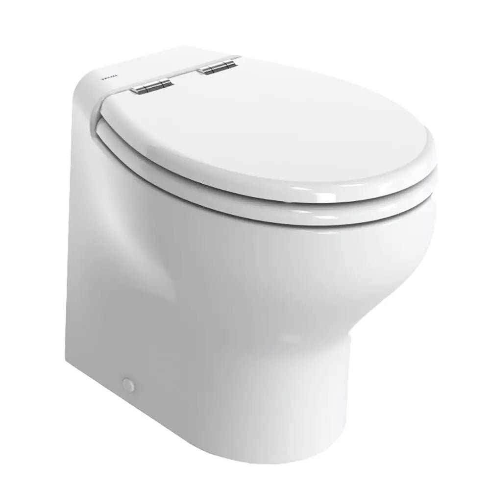 Thetford Silence Plus 2G w/.Wood Polyester Soft Close Seat Standard Solenoid - High White - 24V [T-S2G024NW/D00C00]