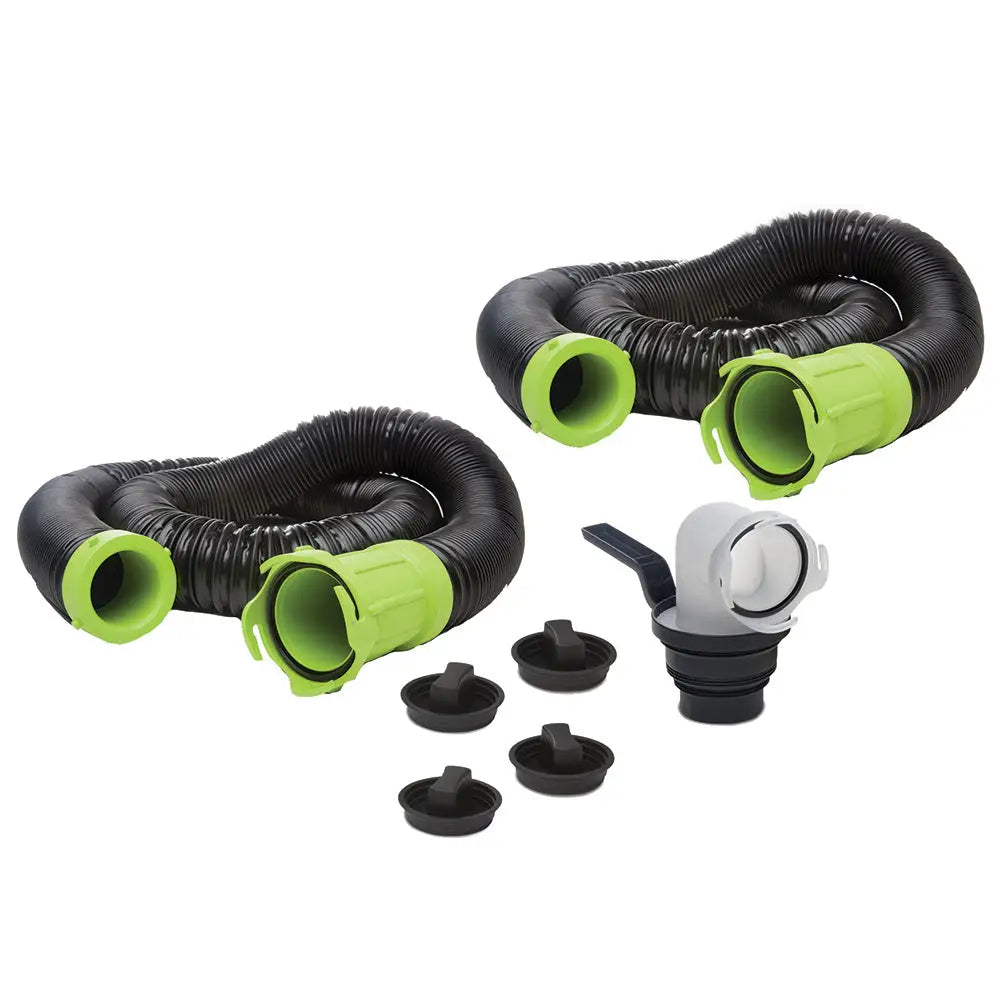 Thetford Titan Premium 20’ Sewer Hose Kit w/Universal Bayonet Connection 5-in-1 Sewer Adapter w/Handle [17902]