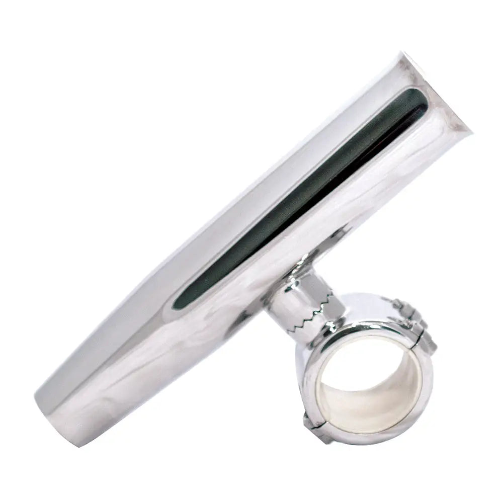Tigress 1-1/2’’ Polished SS Adjustable Clamp-On Rod Holder [88193] - Rod Holders