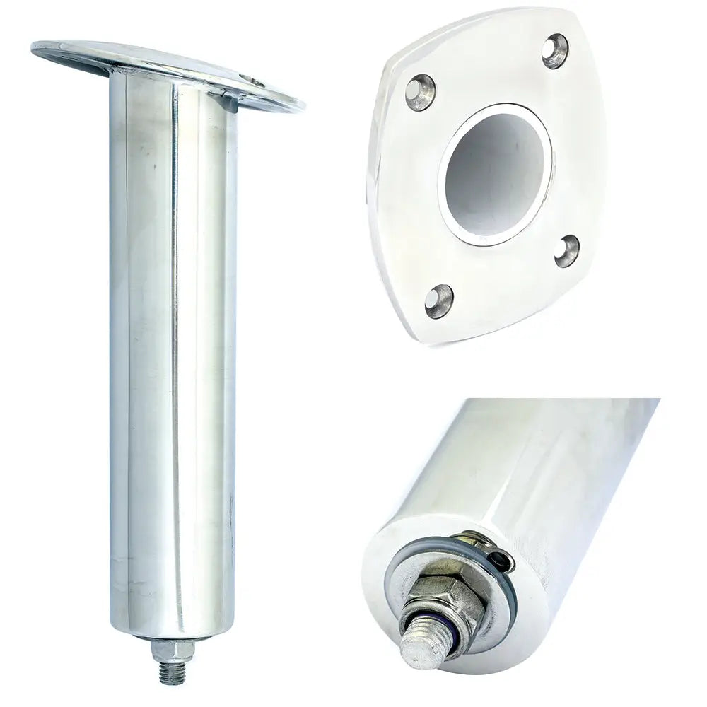 Tigress 4 Hole Extra Long Swivel Rectangular Head Rod Holder - 15 Degree - 12-1/2’’ [88524XL] - Rod Holders