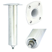 Tigress 4 Hole Swivel Rectangular Head Rod Holder - Degree - 10-1/2’’ [88522SM] - Rod Holders