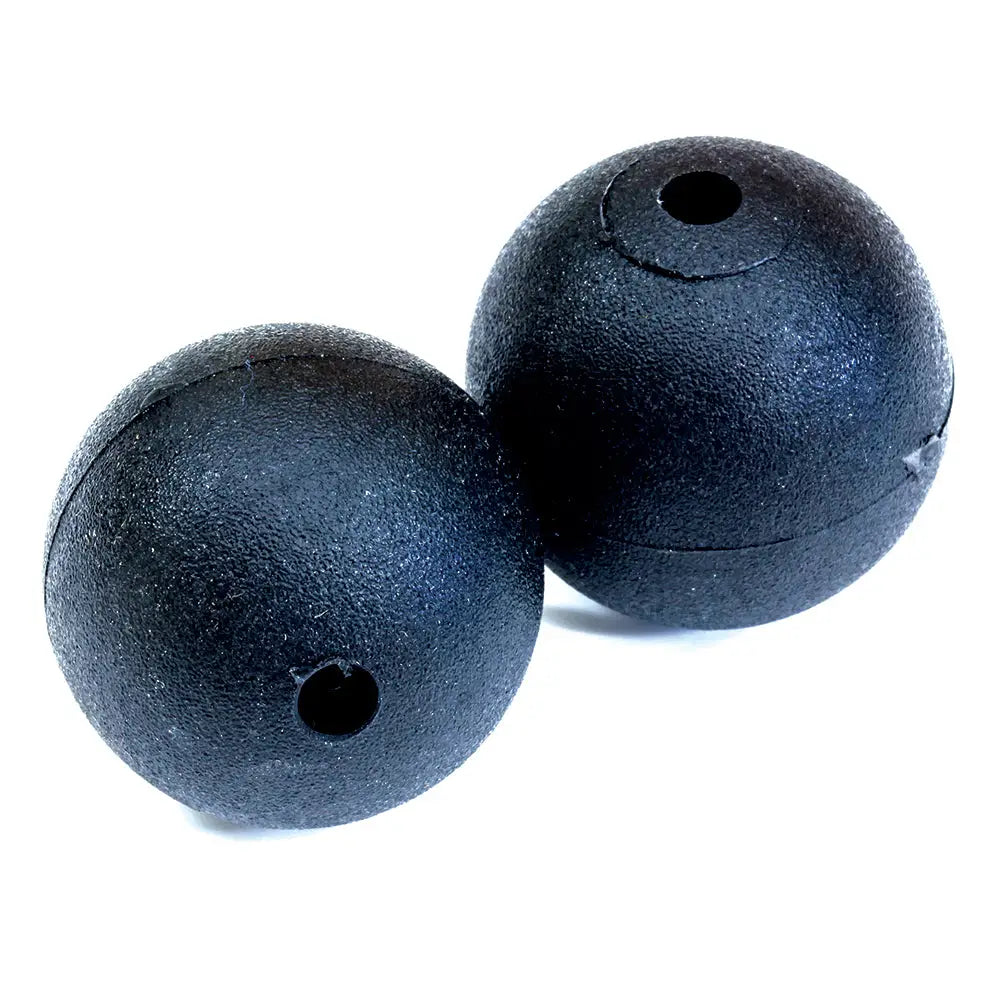 Tigress Black Plastic Outrigger Stops - 1-1/4’’ - Pair [88690] - Outrigger Accessories