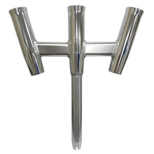 Tigress GS Trident Rod Holder - Straight Butt - Polished Alumunim [88160-1] - Rod Holders
