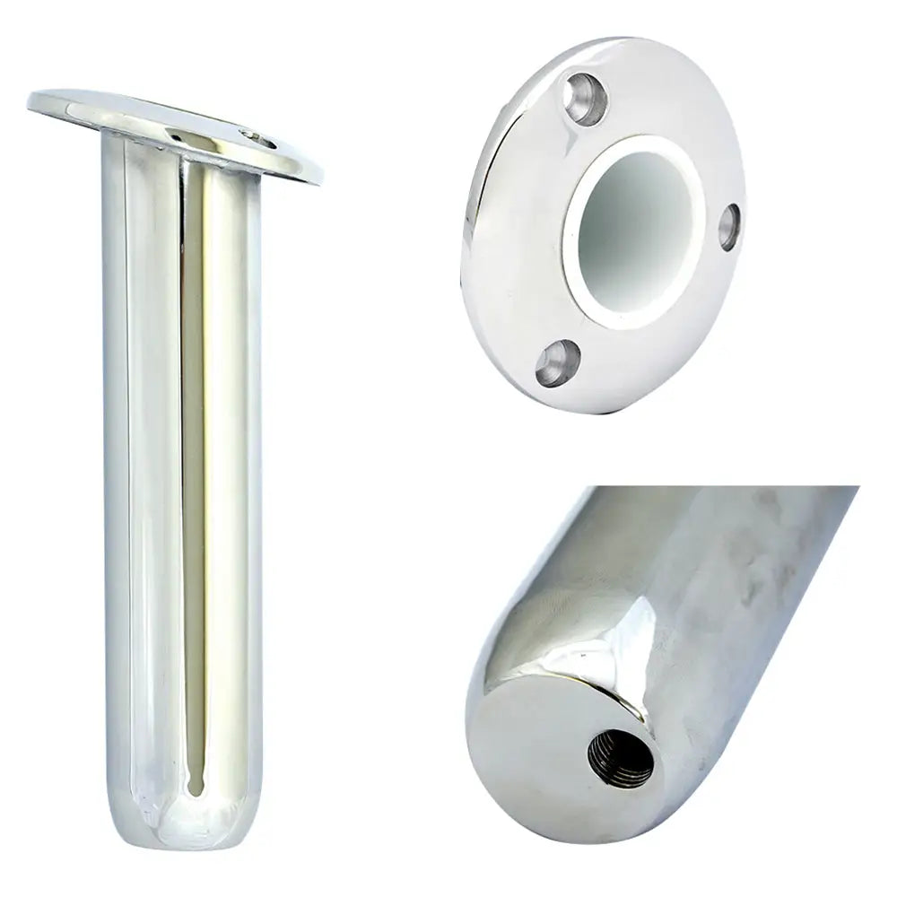 Tigress Round Head Closed Base Rod Holder - 15 Degree - 9’’ [77901] - Rod Holders