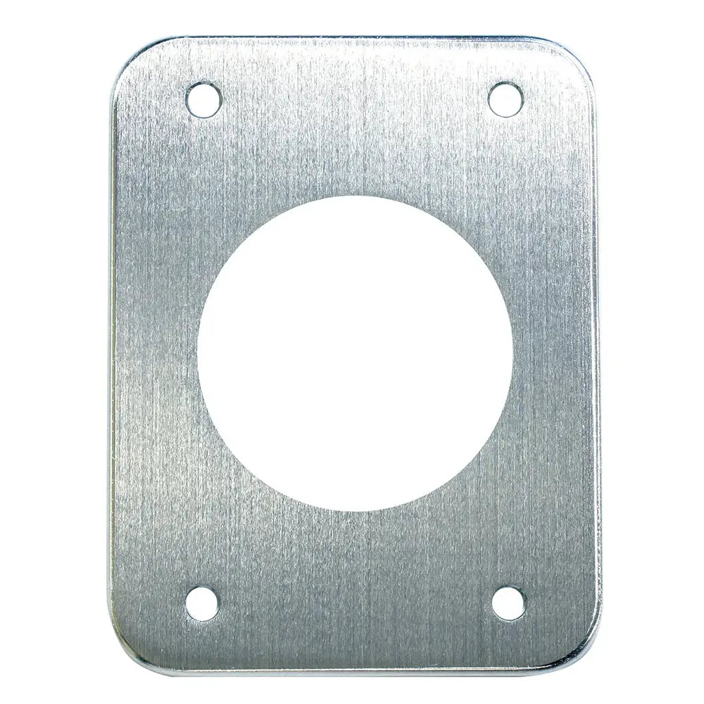 Tigress T-Top Aluminum Backing Plates - 5’’ x 6-1/2’’ x 1/4’’ - Pair [88932] - Outrigger Accessories